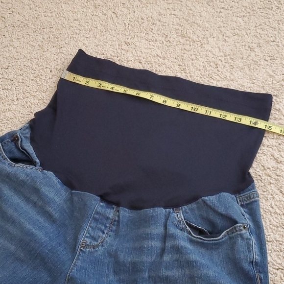 Liz lange maternity stretch belly jeans - Picture 6 of 9